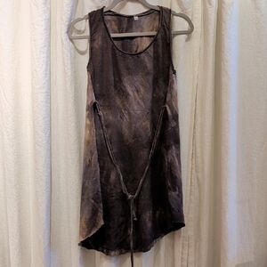 Sinew Moon Terrapin Dress In Tyrian